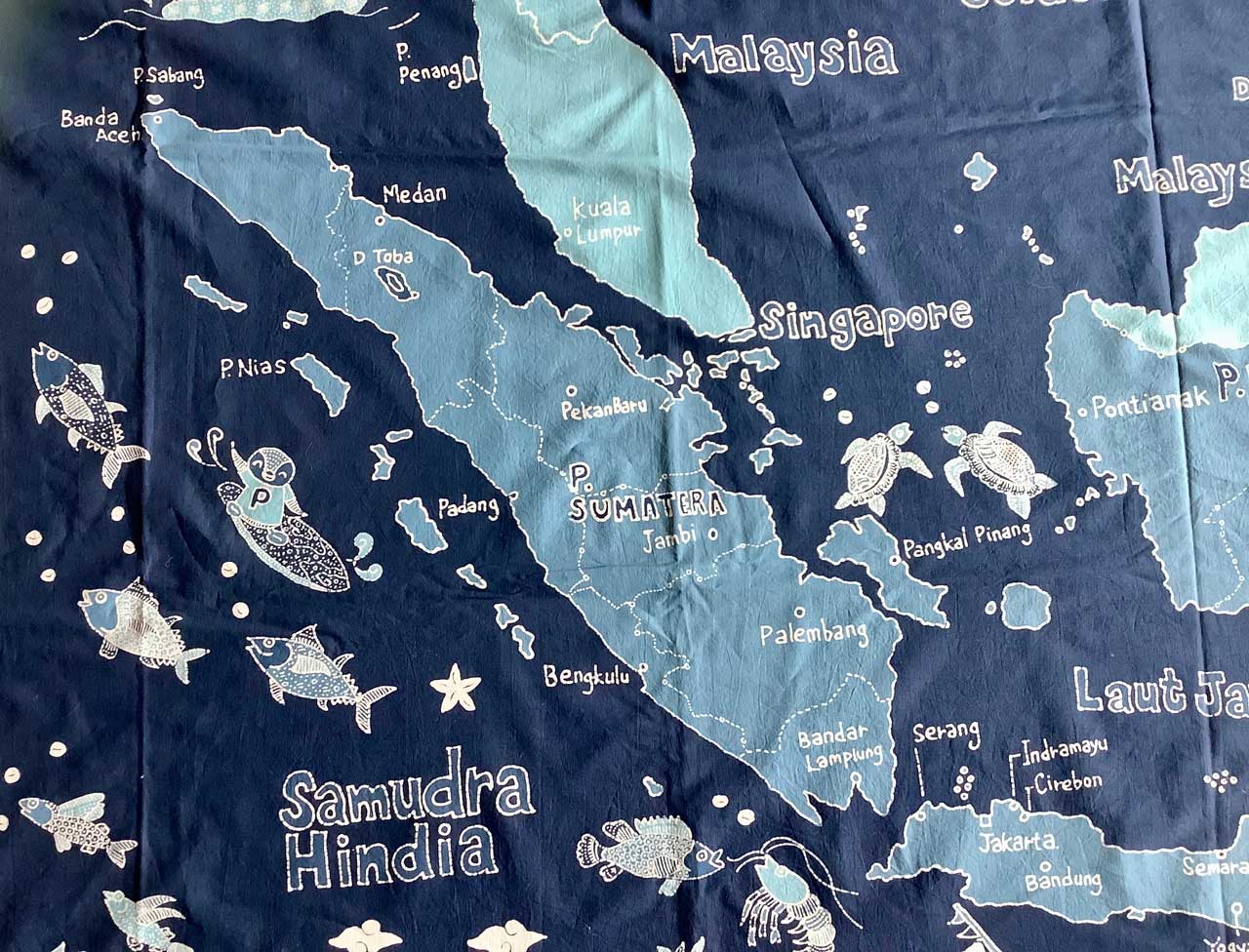 インドネシア地図（スマトラ）