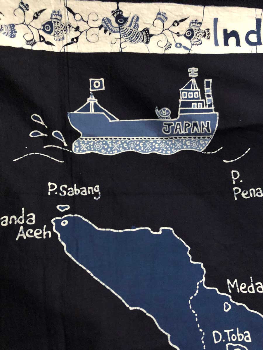 賀集さんのインドネシア地図