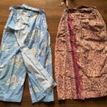 布を巻いているように見える、賀集さんの「スカート風パンツ」