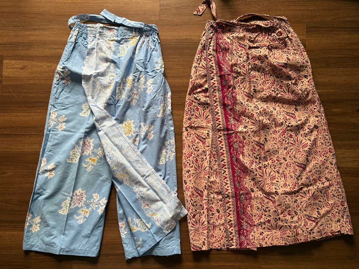 賀集さんの作ってくれたスカートパンツ