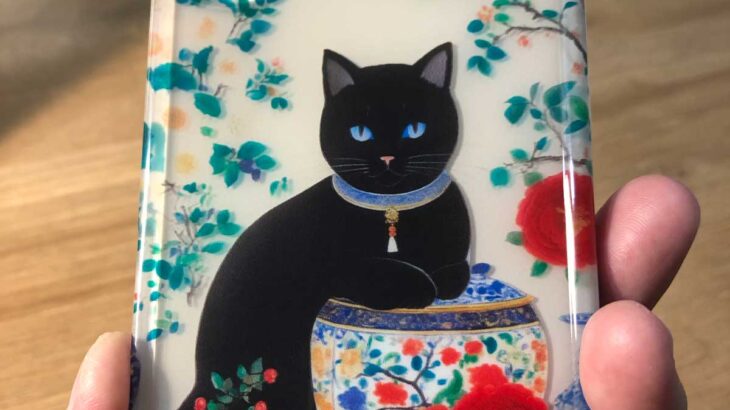 黒ねこのiPhoneケース