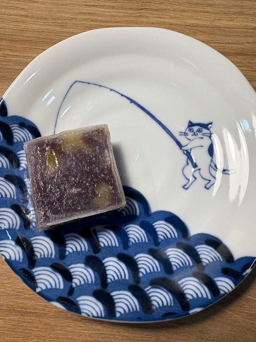 きんつばと「青海波」