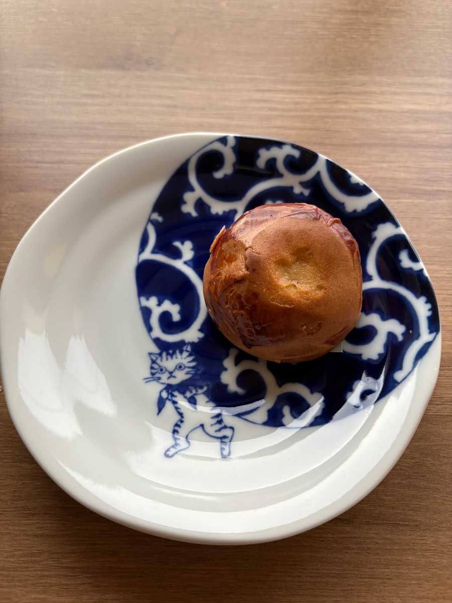 栗饅頭と「唐草」